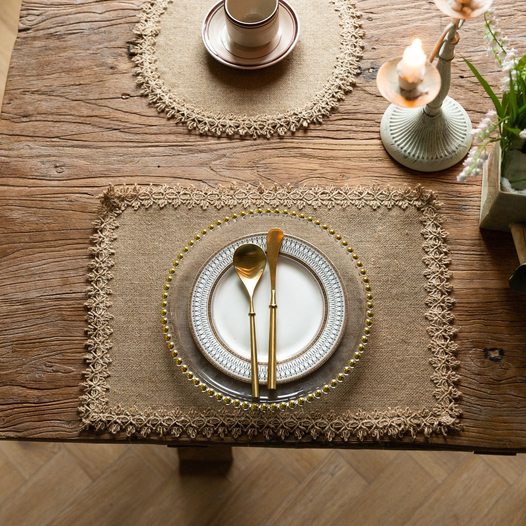 Rustic Weave Placemat – 30×45 cm Berriscent