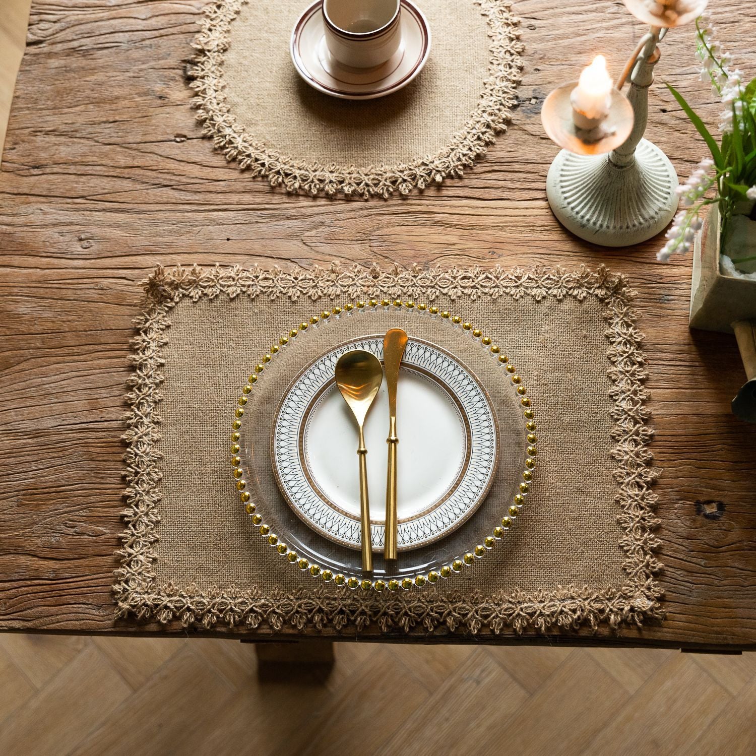 Rustic Weave Placemat – 30×45 cm Berriscent
