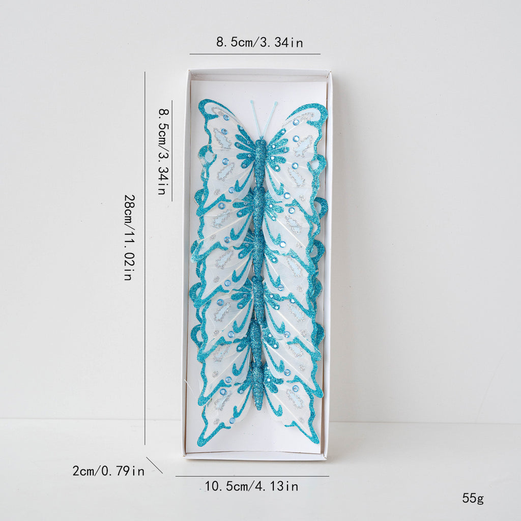 Crystal Wing Butterfly Clip Berriscent