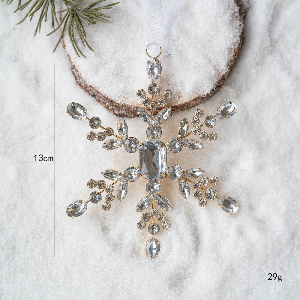 Crystal Snowflake Christmas Ornaments
