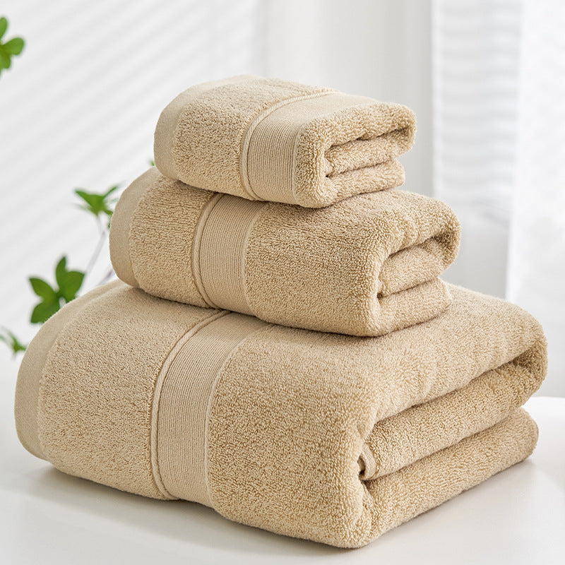 Luxury Combed Cotton Bath Towel Set – 500g Thick Plush Comfort Berriscent