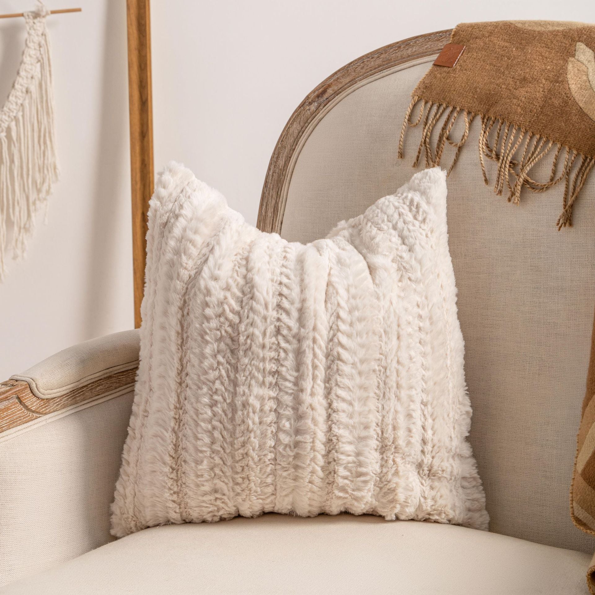 Textura Natural Cushion Cover Collection Berriscent