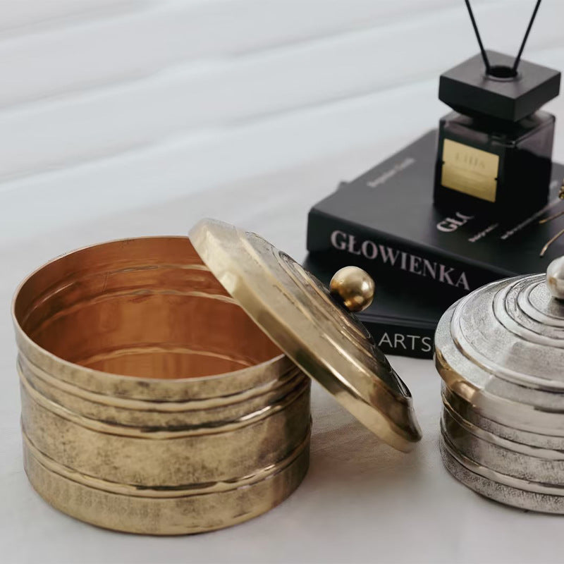 Aurelia Aluminium Storage Box – Luxury Decorative Container Berriscent