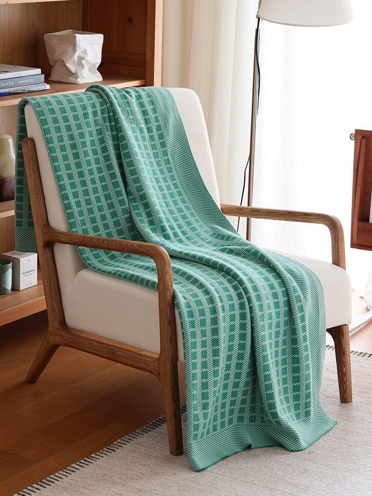 Pure Cotton Woven Throw Berriscent