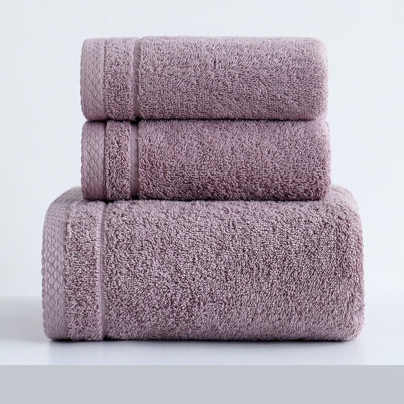 Luxury 3-Piece Combed Cotton Towel Set Berriscent
