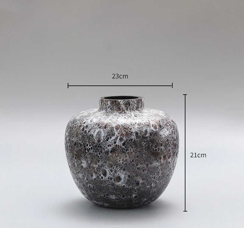 Lunar Stone Art Glass Vase Berriscent