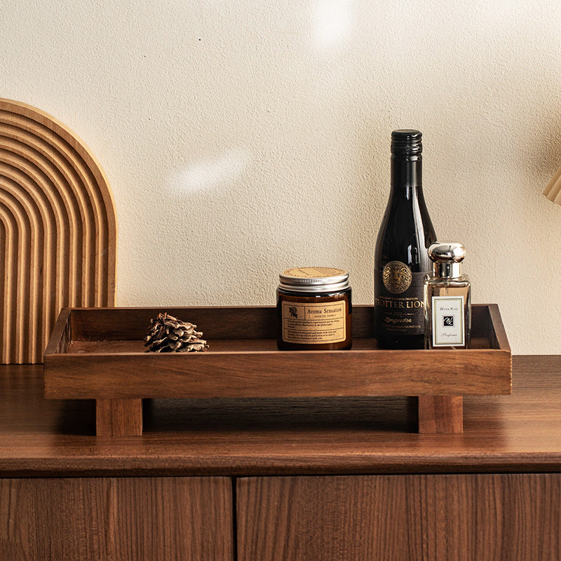 Solid Walnut Elevated Display Tray Berriscent