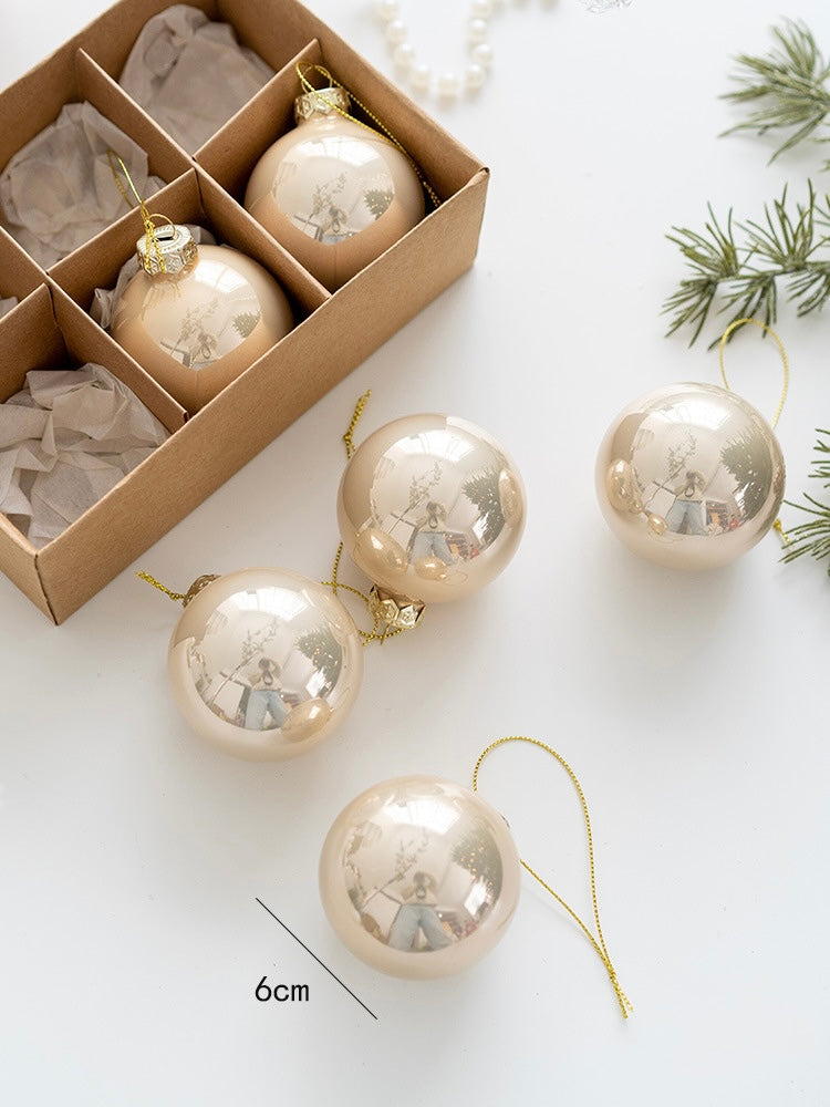 Elegant Christmas Ball Ornament Collection – 6cm Baubles Berriscent