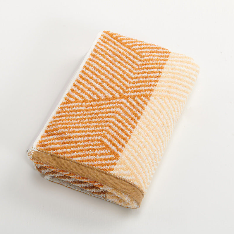 Geometric Weave Pure Cotton Hand Towel – Modern Texture, Everyday Luxury Berriscent