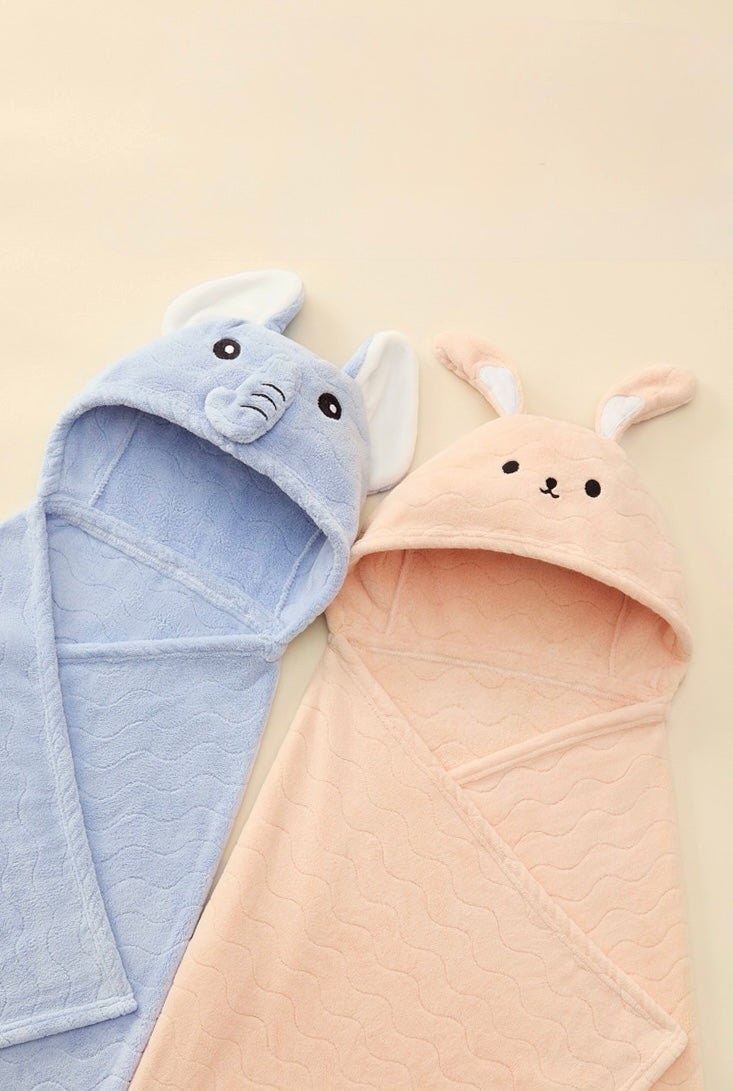 Whimsy Wrap Animal Hooded Bath Towel Berriscent