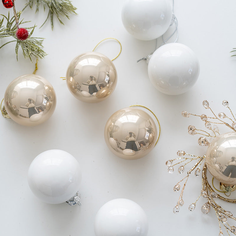 Elegant Christmas Ball Ornament Collection – 6cm Baubles Berriscent