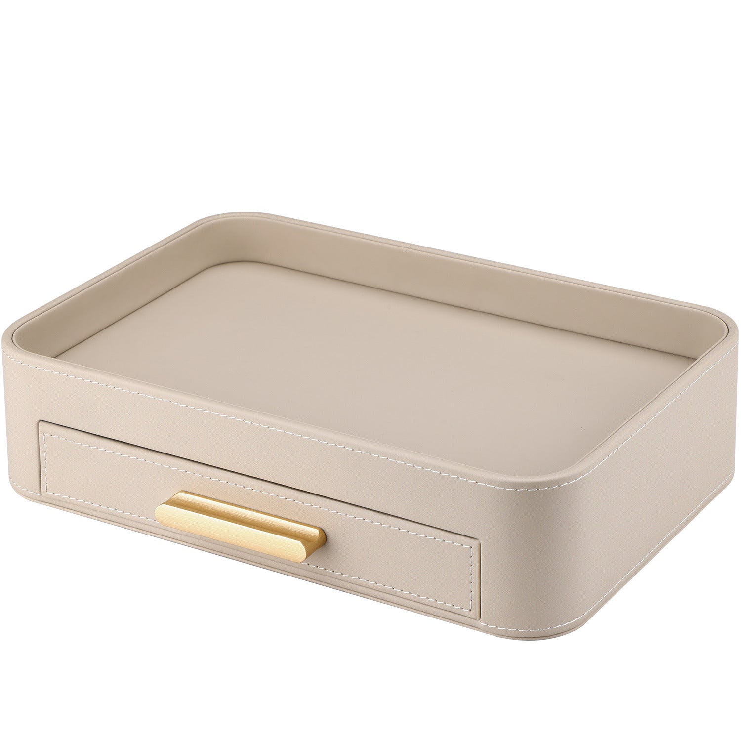 Drawer Tray Organizer with Gold Handle Berriscent