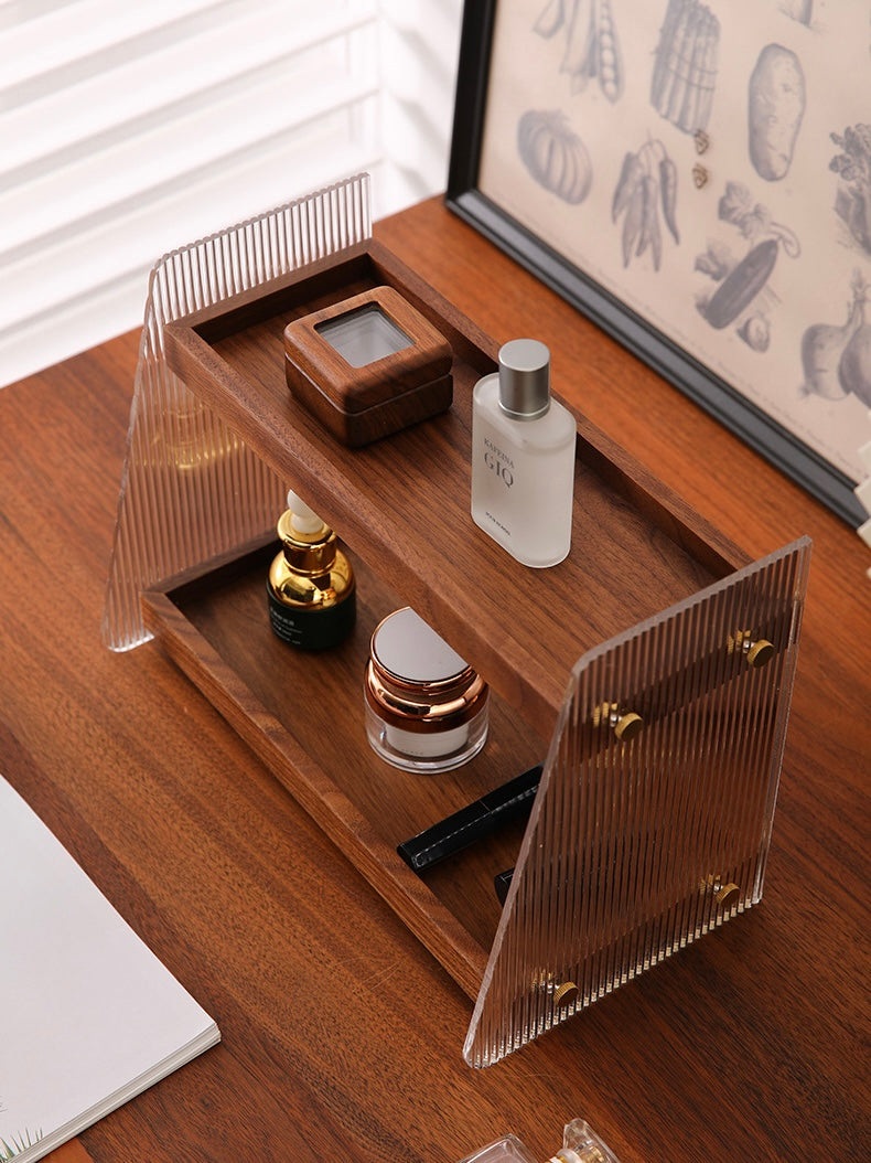 Lumière Tiered Acrylic & Wood Organizer Berriscent