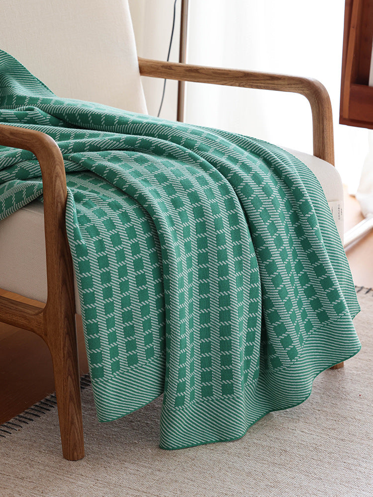 Pure Cotton Woven Throw Berriscent
