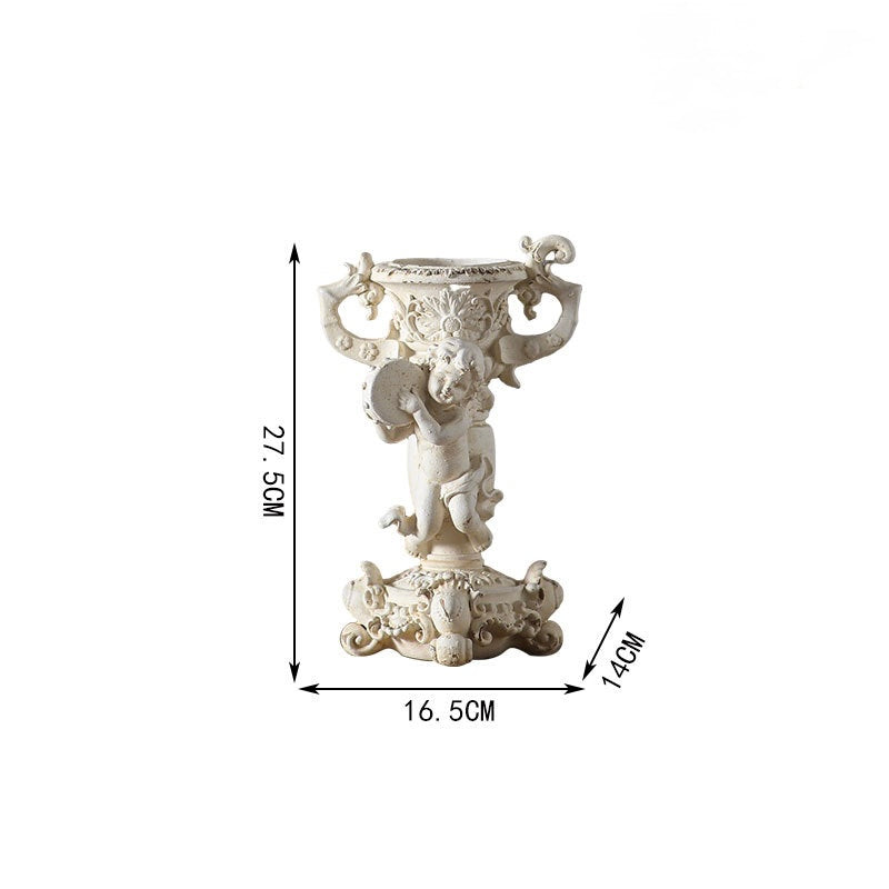Baroque Cherub Candle Holder Berriscent