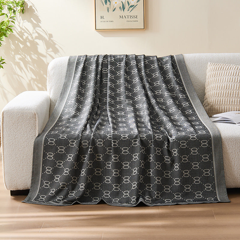 Eterna Noir Patterned Throw Berriscent