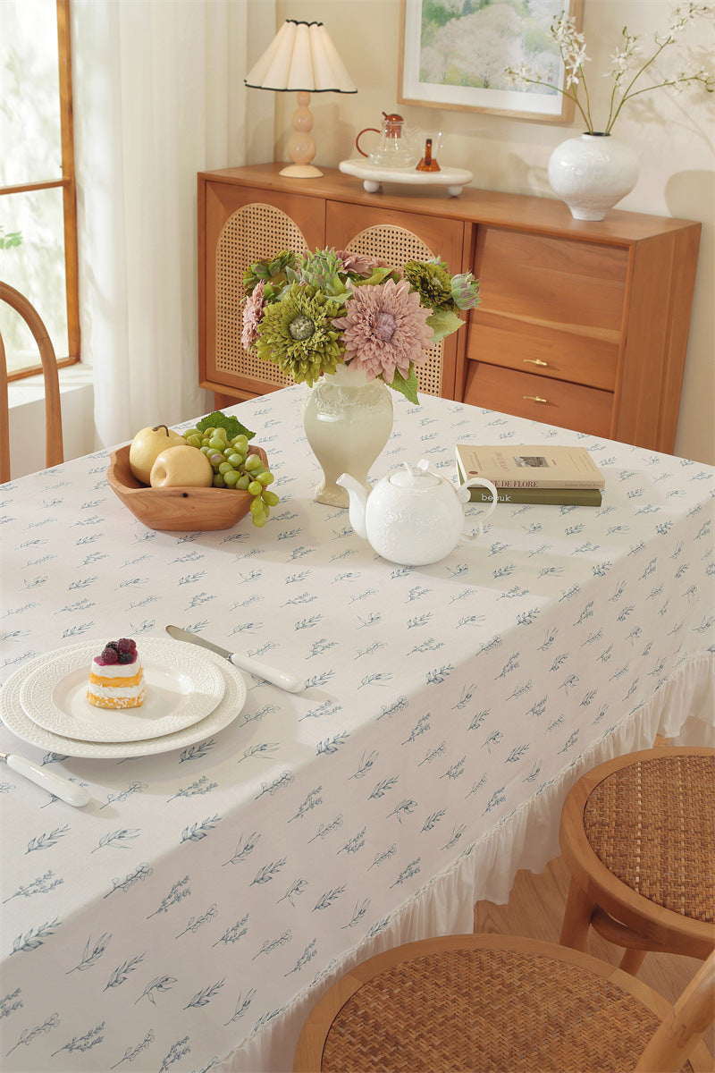 Cottage Bloom Cotton Tablecloth Berriscent