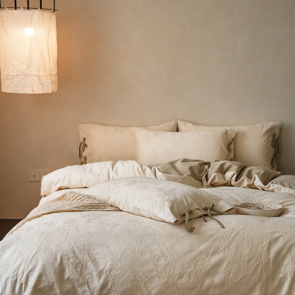 Long-Staple Cotton Brushed Bedding Set Berriscent