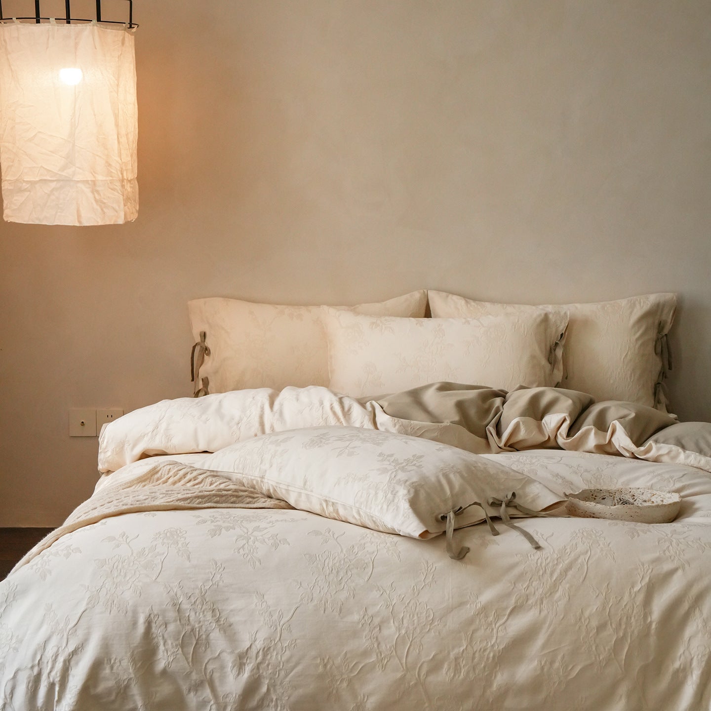 Long-Staple Cotton Brushed Bedding Set Berriscent