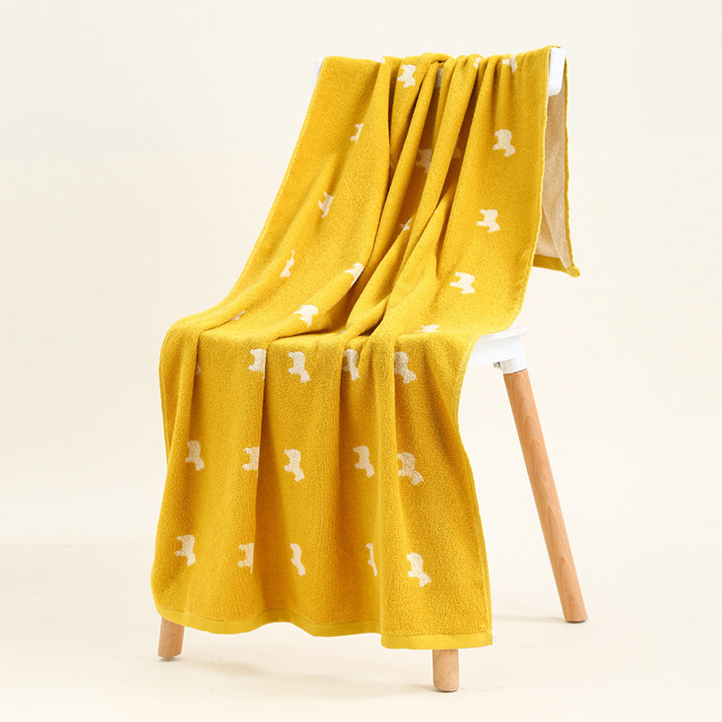 Pony Weave Cotton Towel Berriscent