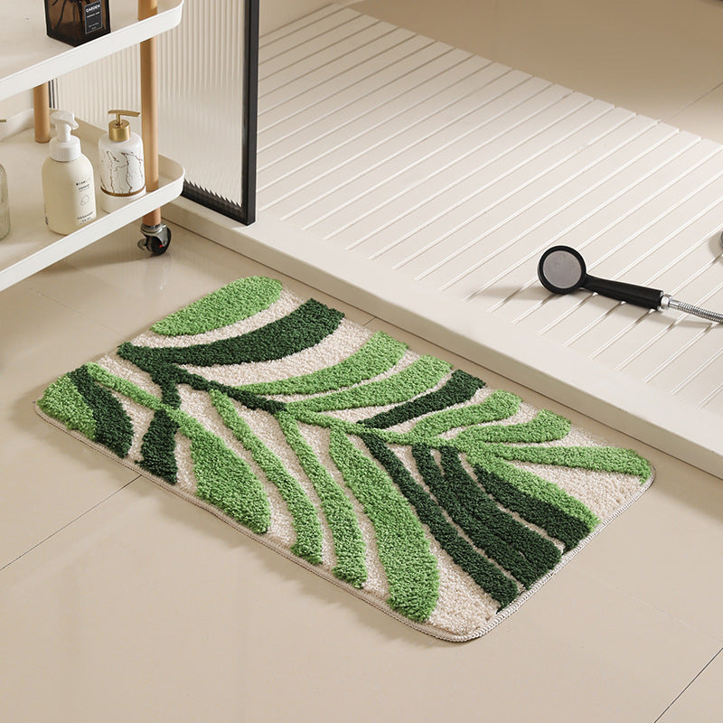Abstract Tufted Bath Mat Berriscent