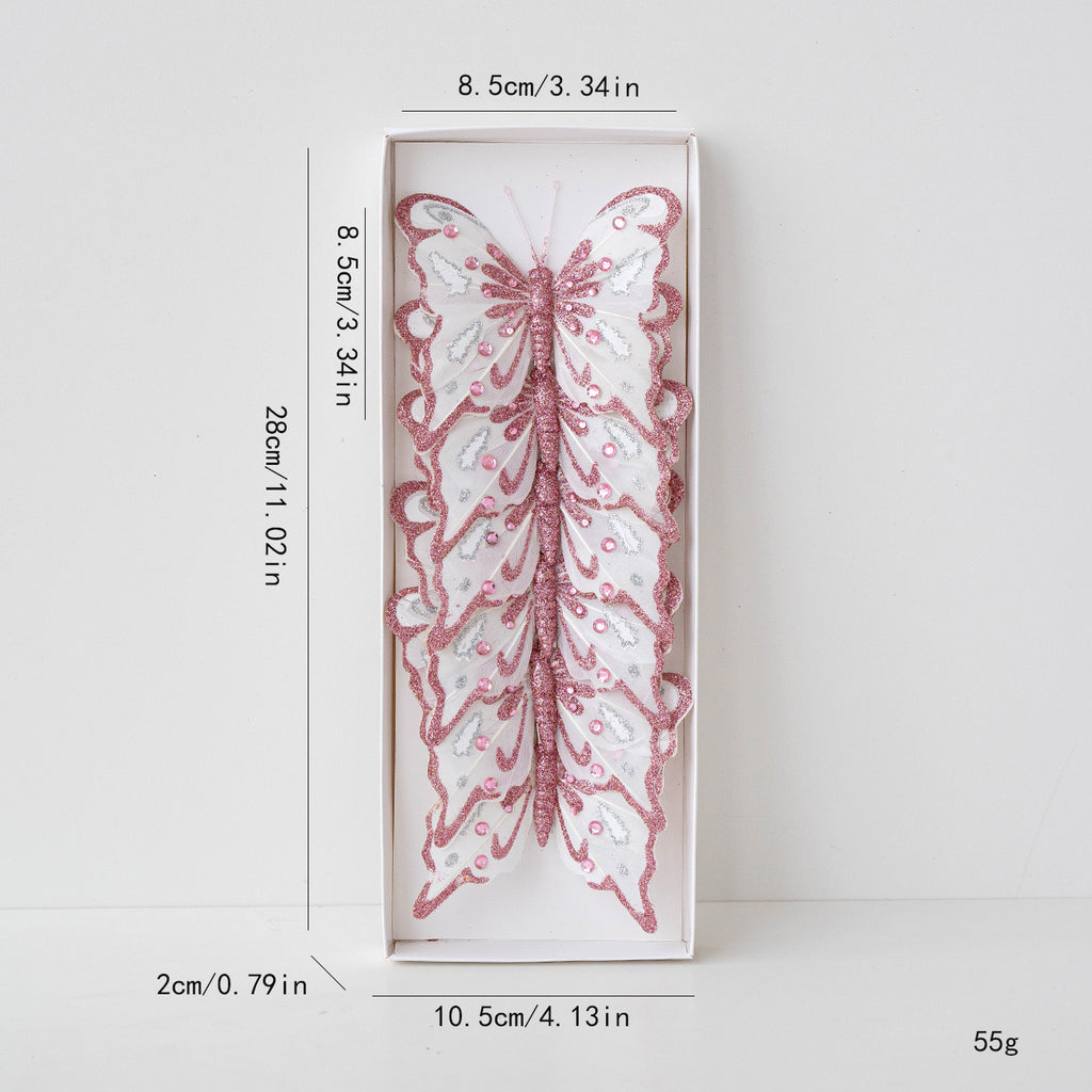 Crystal Wing Butterfly Clip Berriscent