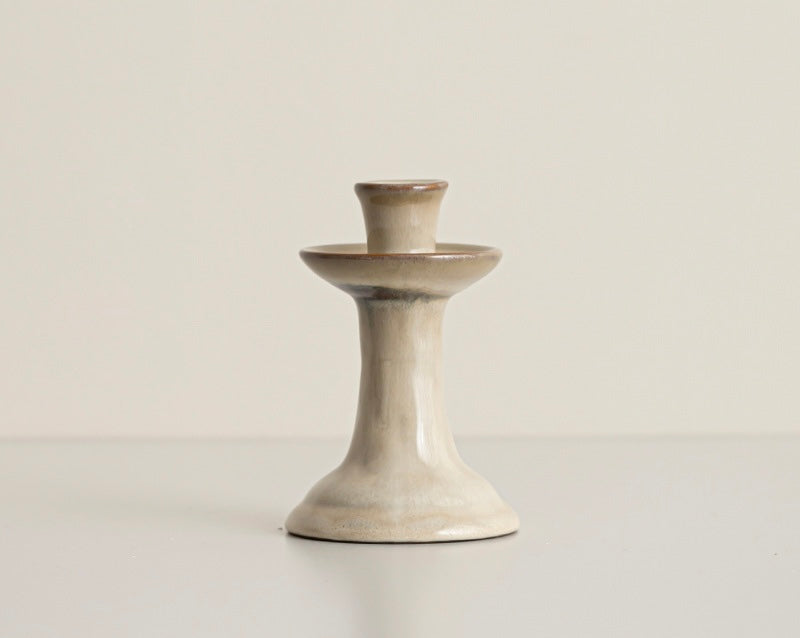 Sculpted Harmony Ceramic Candle Holder Berriscent