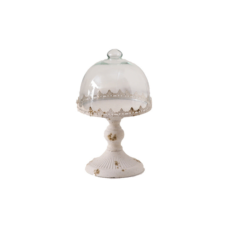 Vintage Glass Dome Pedestal Stand – Handcrafted Display Berriscent