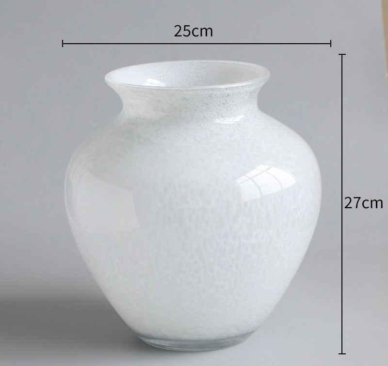 Aurora Frost Glass Vase Collection Berriscent
