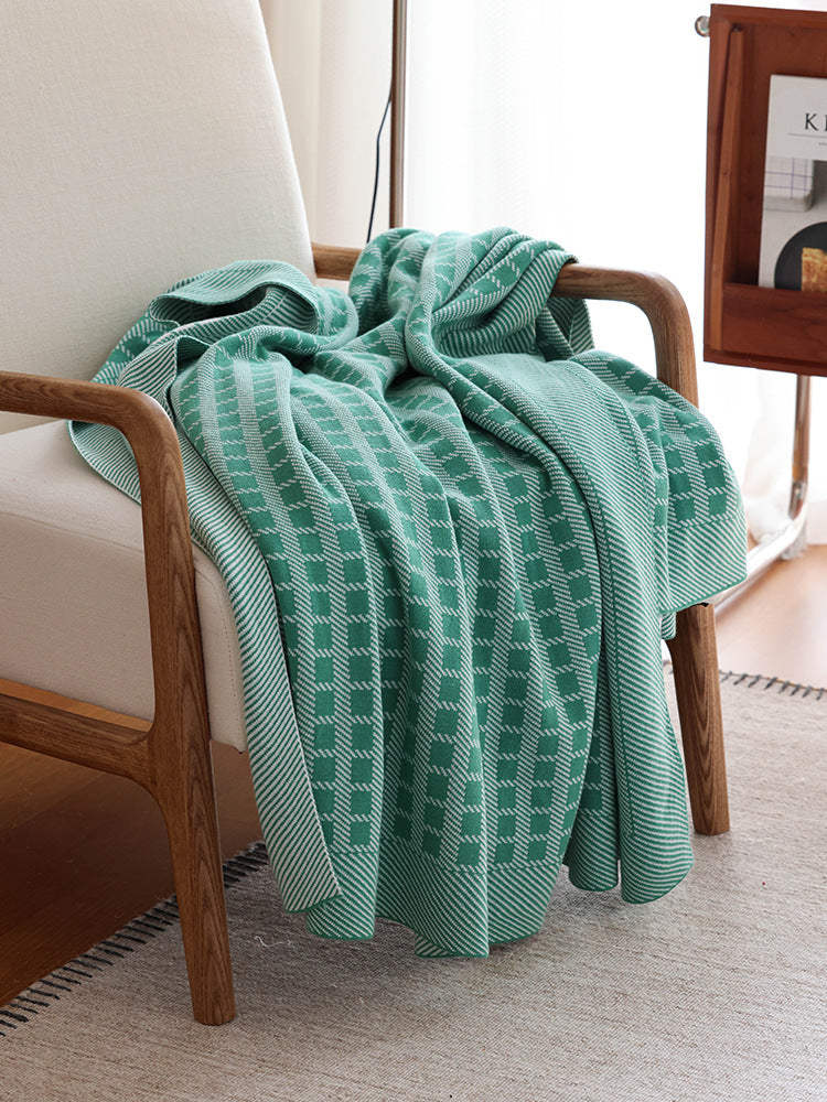 Pure Cotton Woven Throw Berriscent