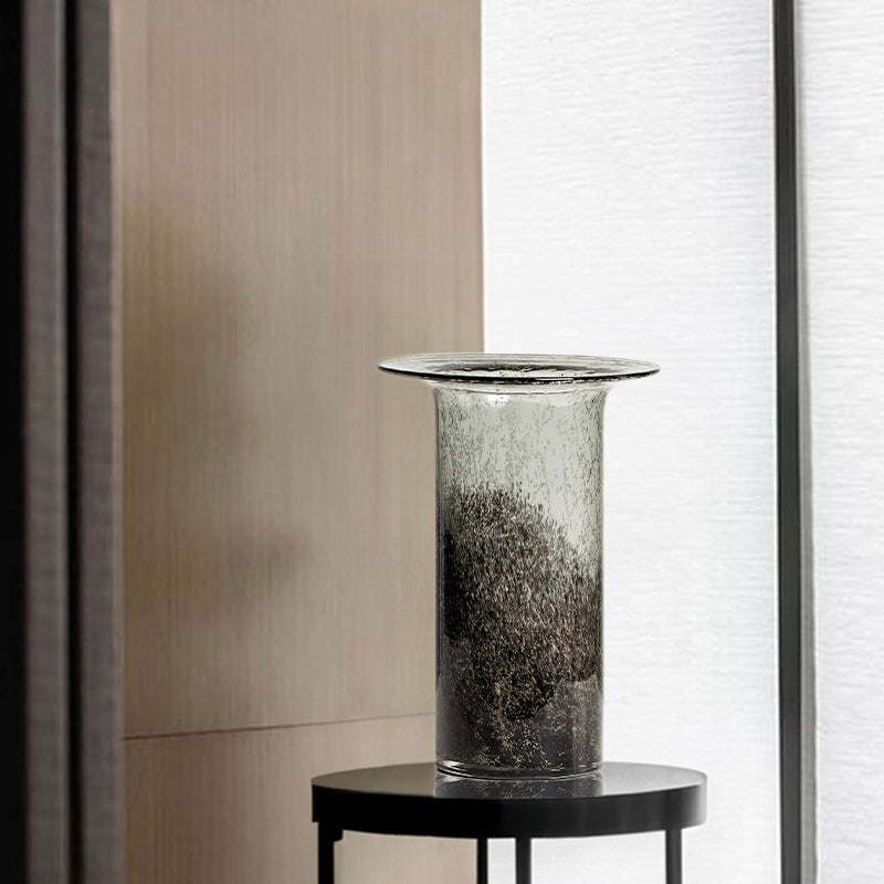 Smoky Gradient Art Glass Vase Berriscent