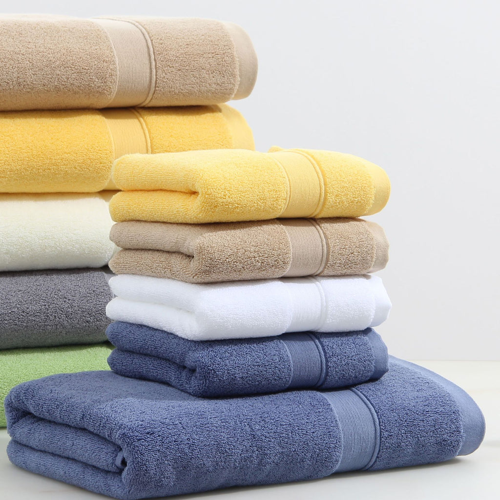 Luxury Combed Cotton Bath Towel Set – 500g Thick Plush Comfort Berriscent
