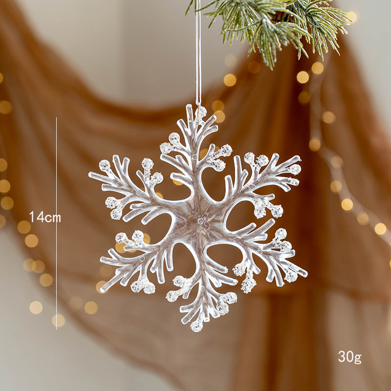 Crystal Elegance Christmas Ornaments – Set of 9