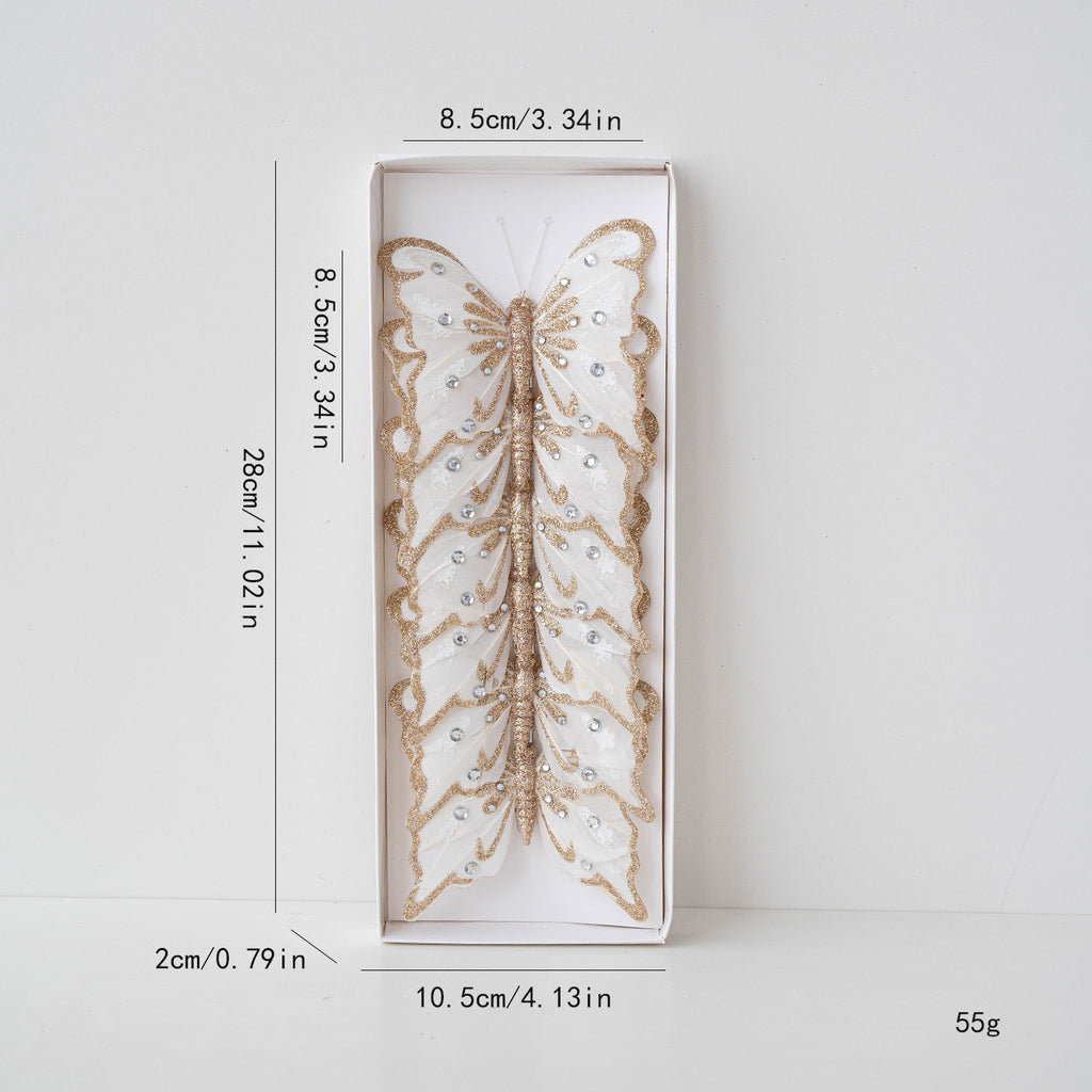 Crystal Wing Butterfly Clip Berriscent