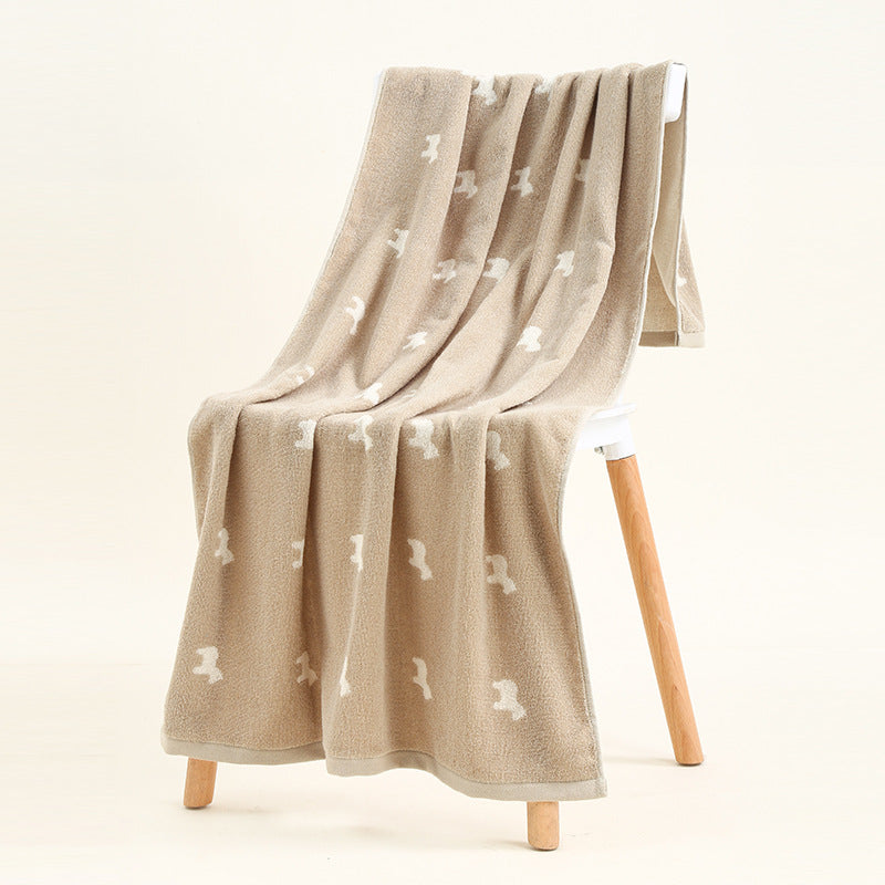 Pony Weave Cotton Towel Berriscent