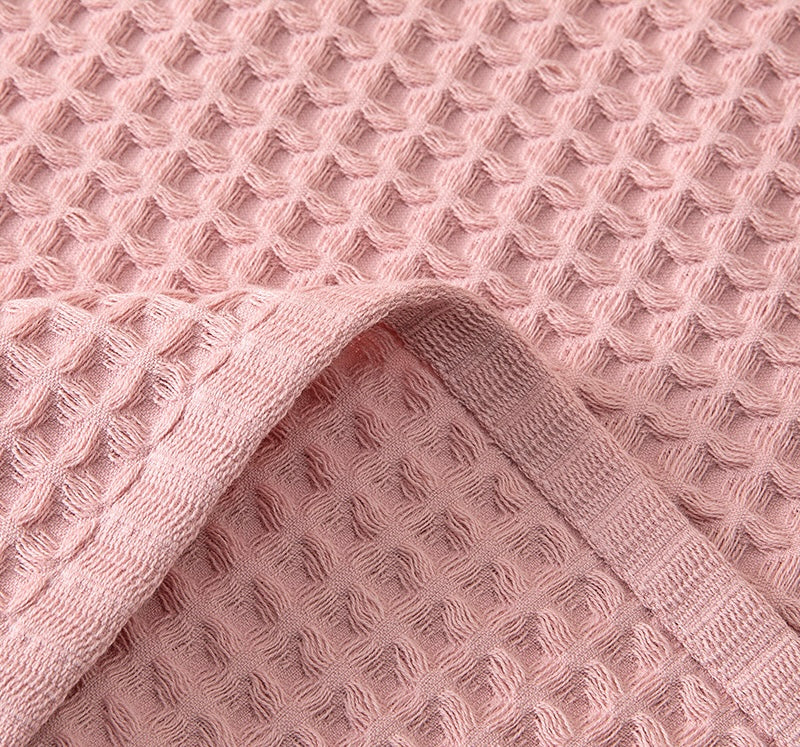 Waffle Weave Cotton Bath Towel Berriscent