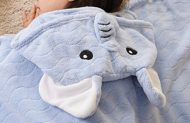 Whimsy Wrap Animal Hooded Bath Towel Berriscent