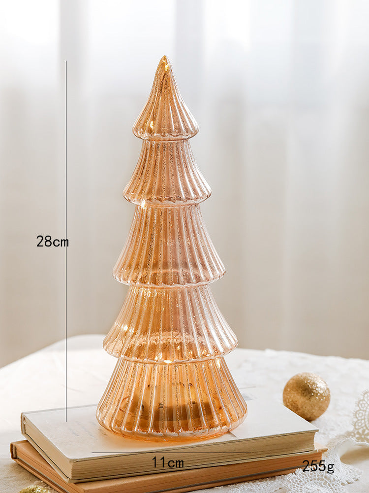 Christmas Glass Tree LED Collection – 12 Styles