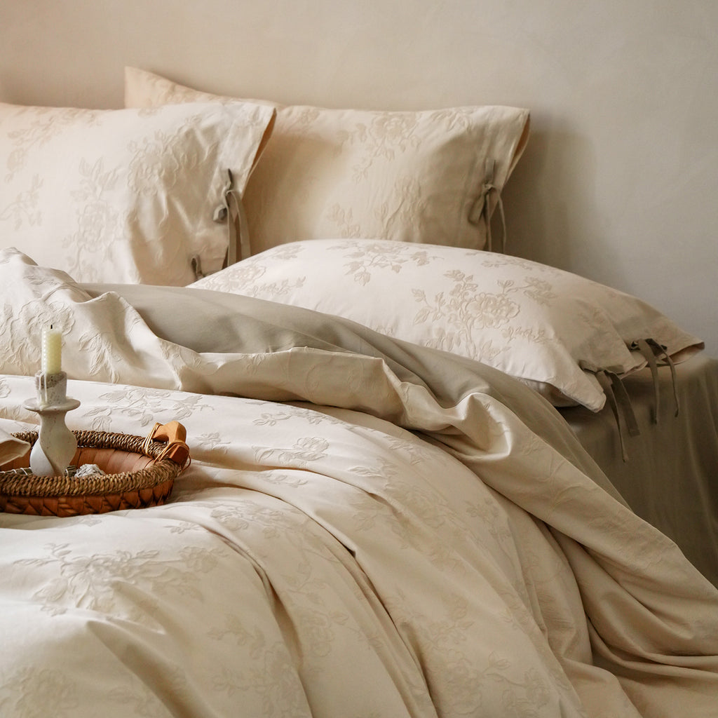 Long-Staple Cotton Brushed Bedding Set Berriscent