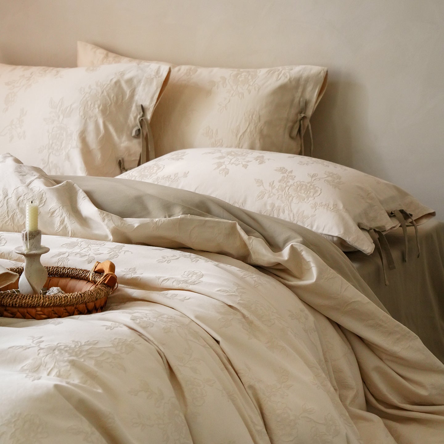 Long-Staple Cotton Brushed Bedding Set Berriscent