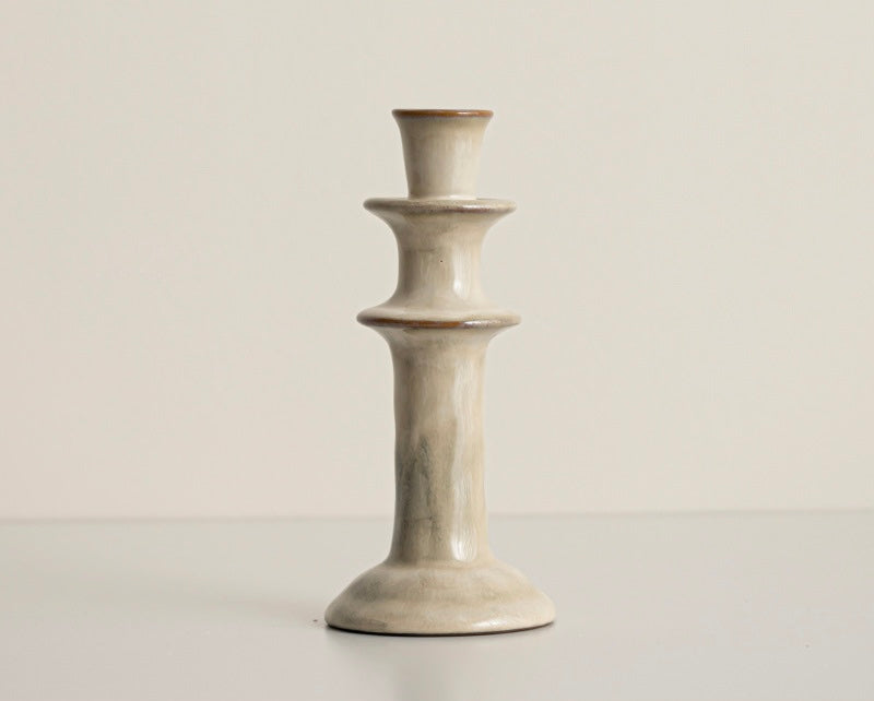 Sculpted Harmony Ceramic Candle Holder Berriscent