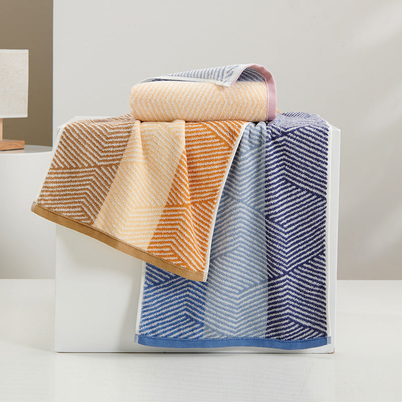 Geometric Weave Pure Cotton Hand Towel – Modern Texture, Everyday Luxury Berriscent