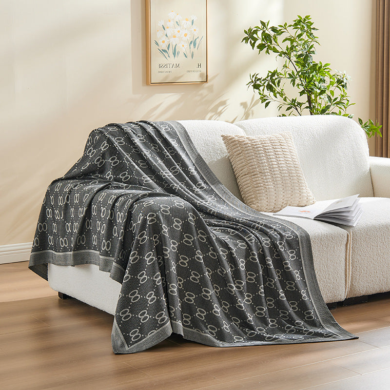Eterna Noir Patterned Throw Berriscent