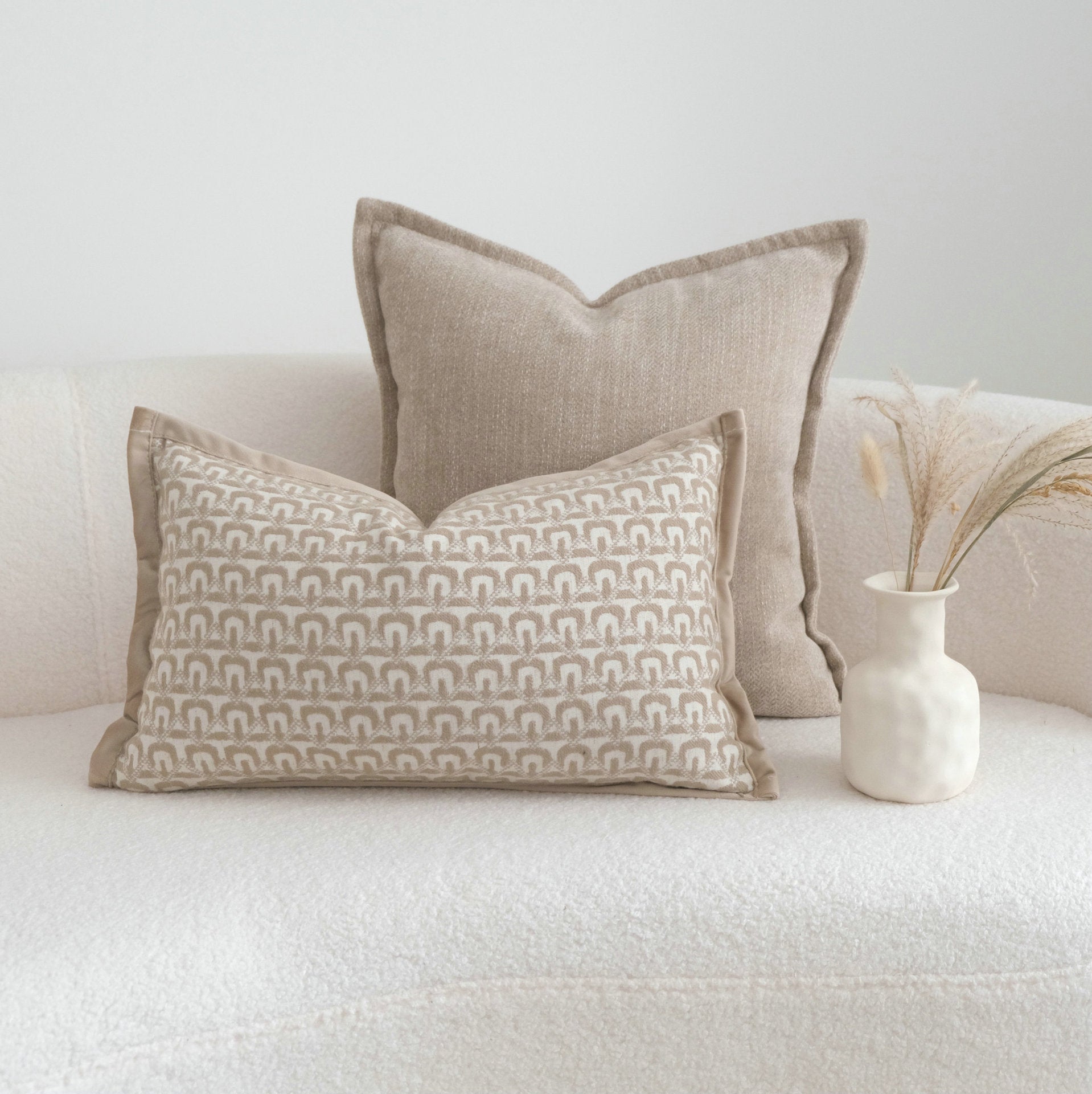 Ivory Forms Cushion Collection Berriscent