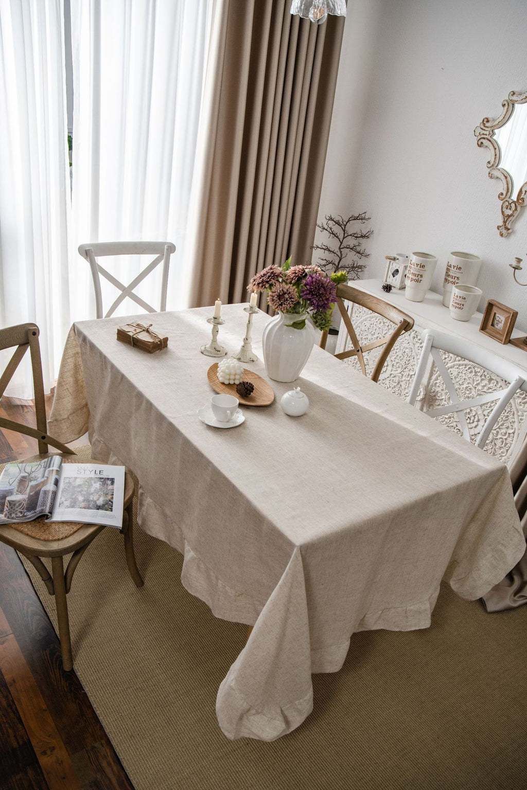 Rustic Harmony Tablecloth Collection Berriscent