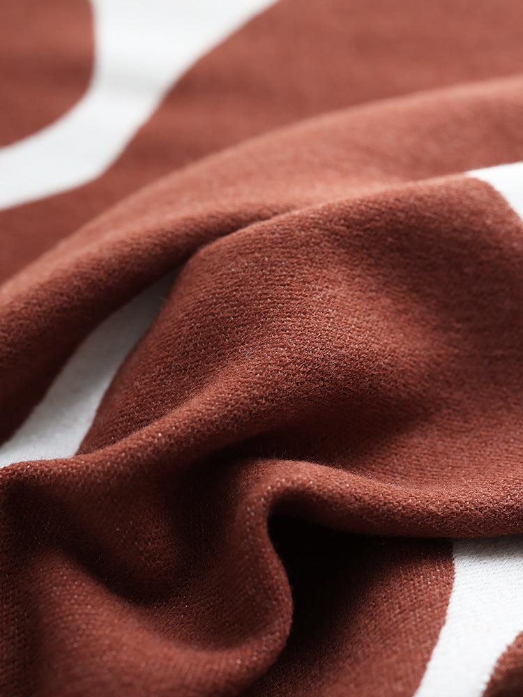 Organic Flow Throw Blanket Berriscent