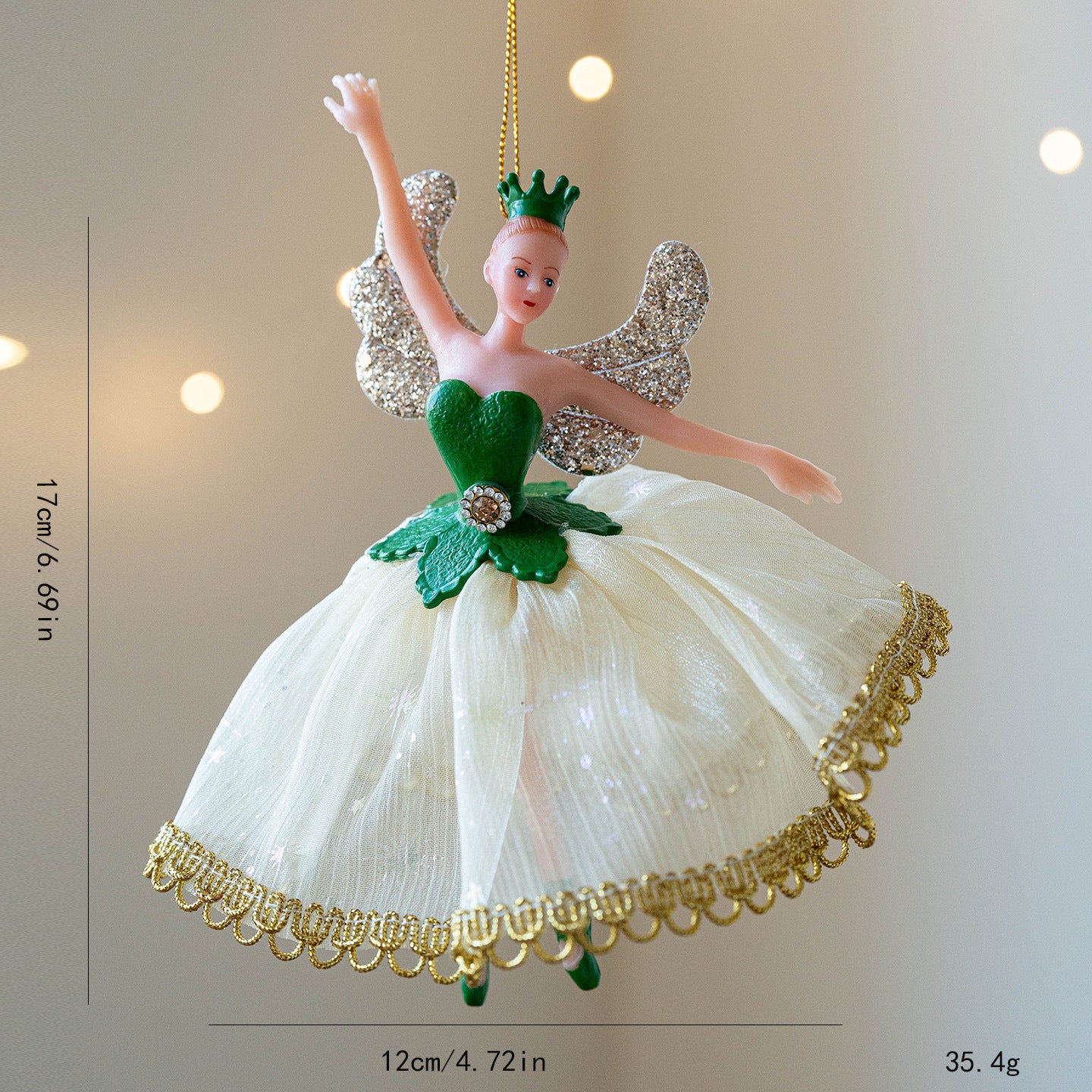 Elegant Ballerina Hanging Ornament