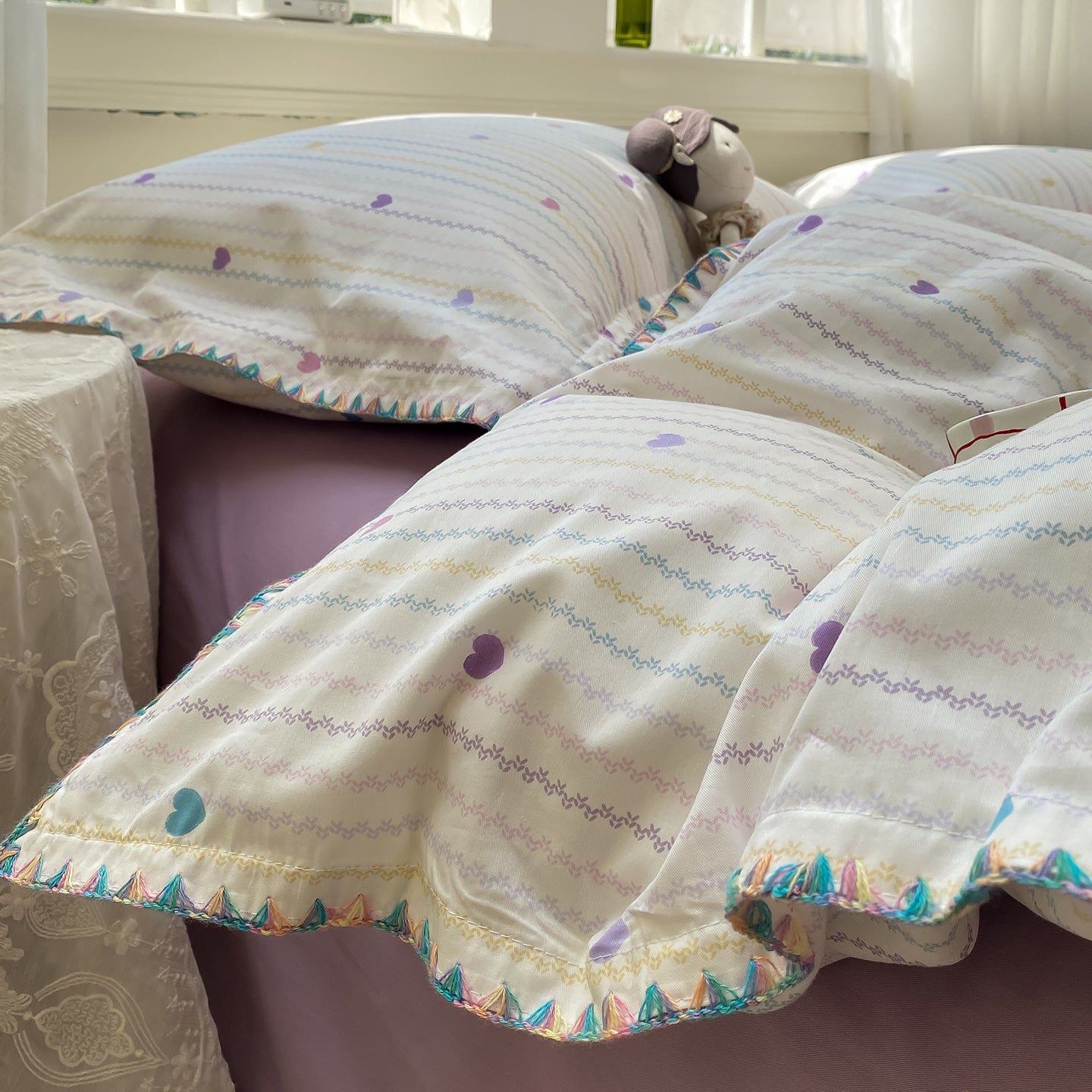 Playful Countryside Bedding Set (4-Piece Pure Cotton Set) Berriscent