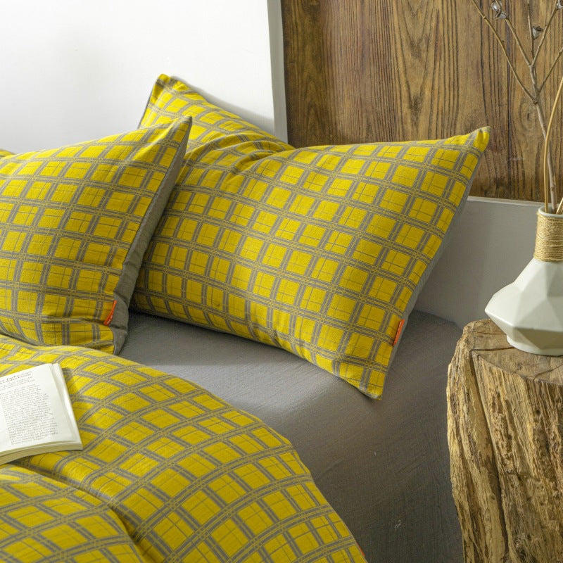 Looméa Cotton Yarn-Woven Bedding Collection Berriscent