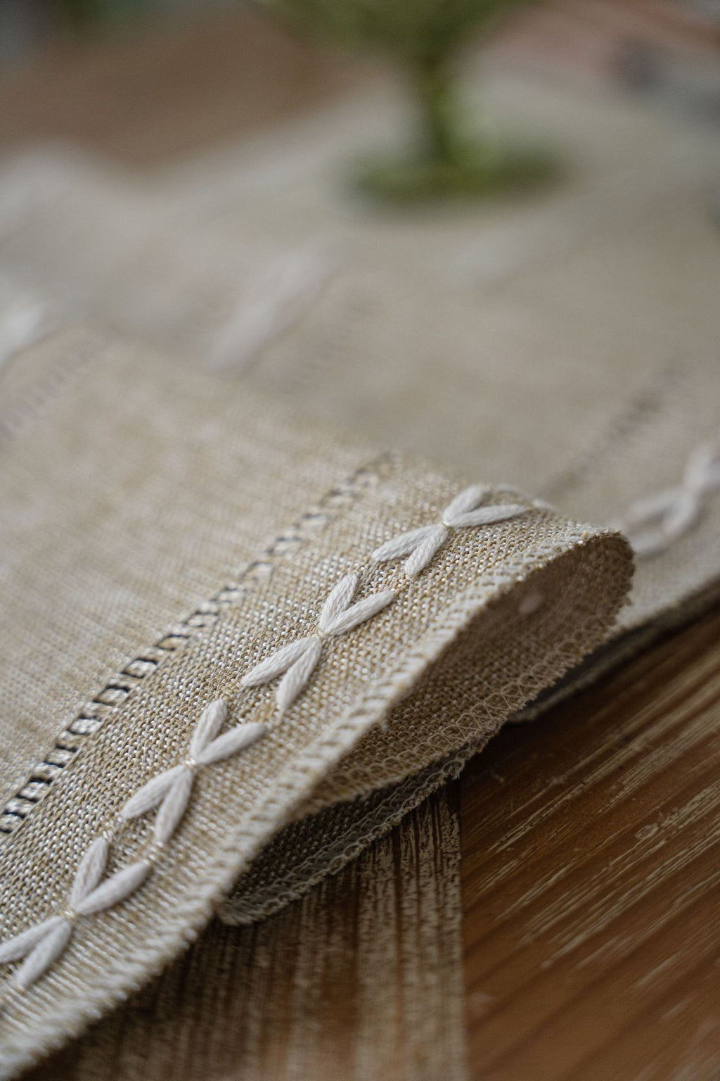 The Woven Path | Tassel Table Runner